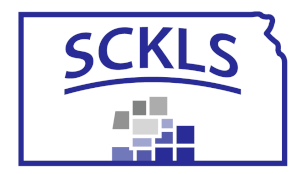 "SCKLS" inside Kansas state outline